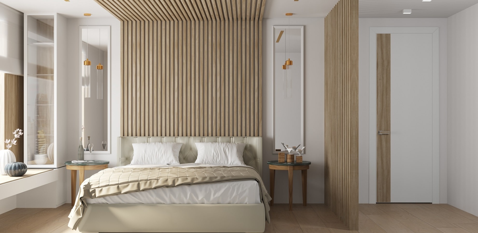 Декоративные рейки — актуальный прием для оформления интерьеров