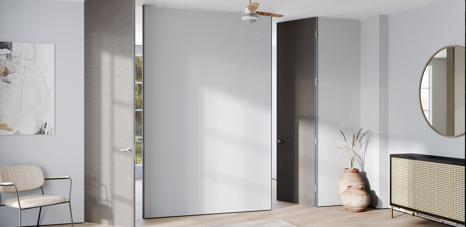 Межкомнатные двери до потолка (двери в потолок)