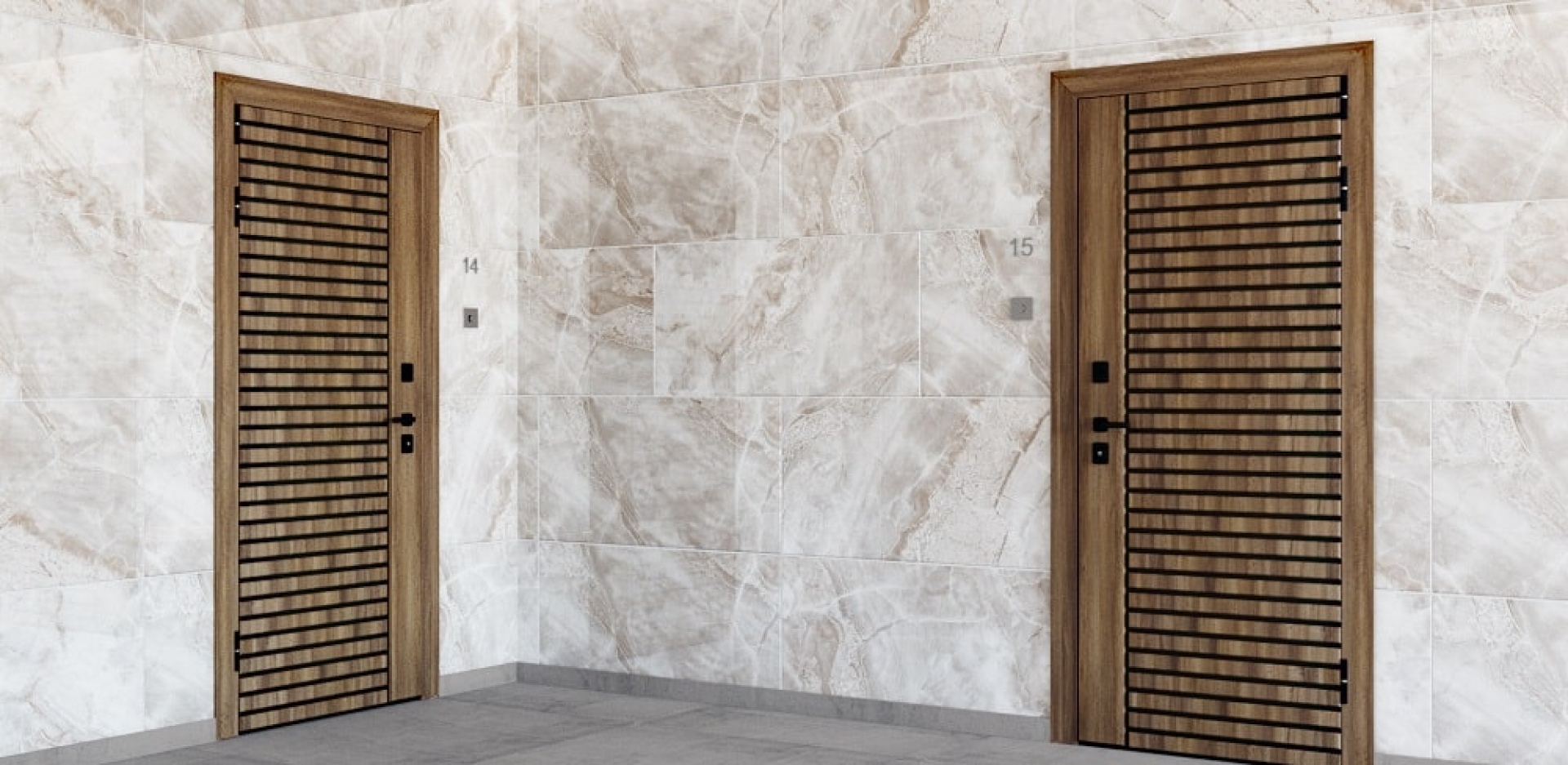 Новые декоративные панели для стальных дверей