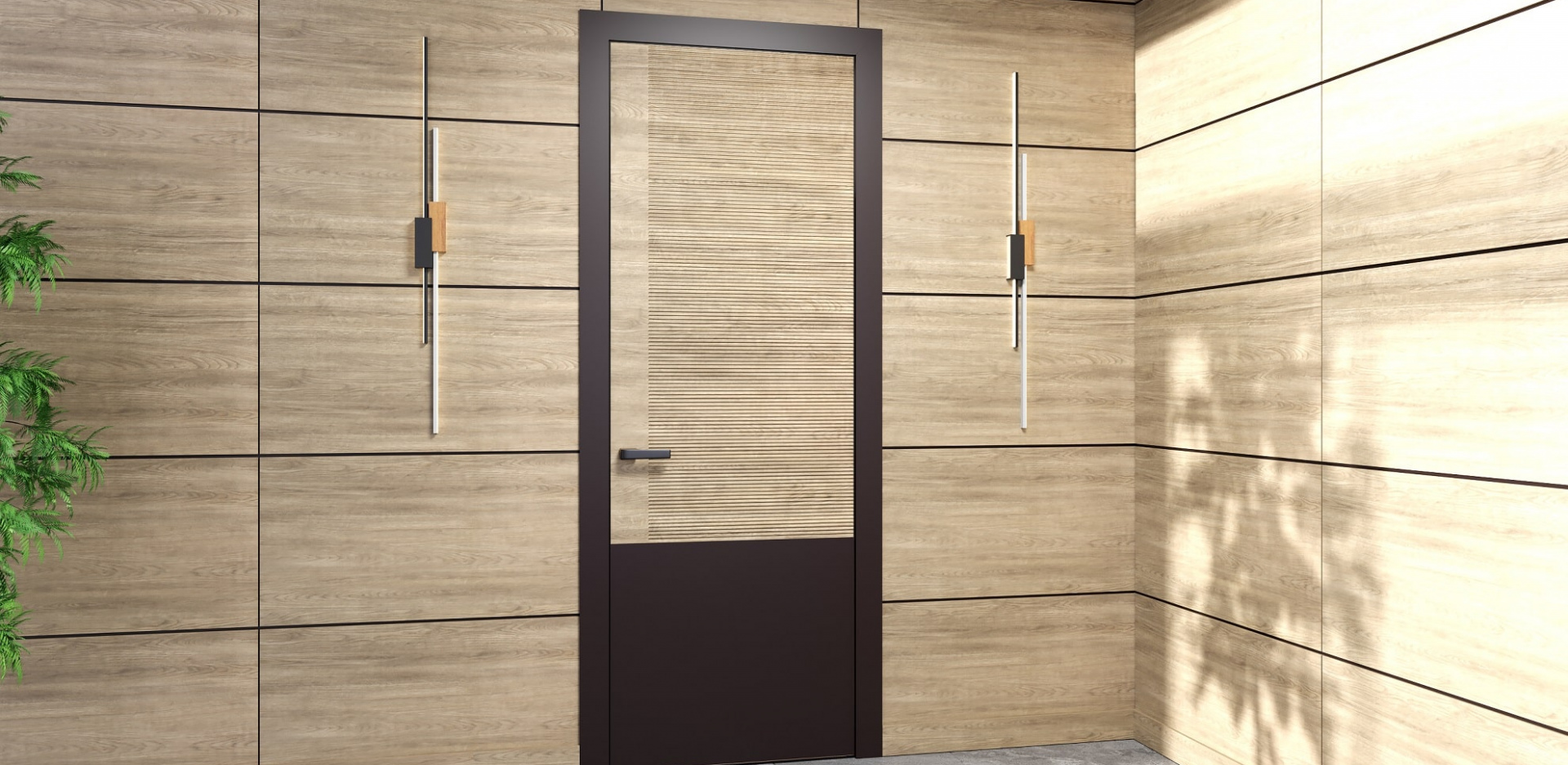 RAIN — новая креативная коллекция дверей в алюминиевом профиле