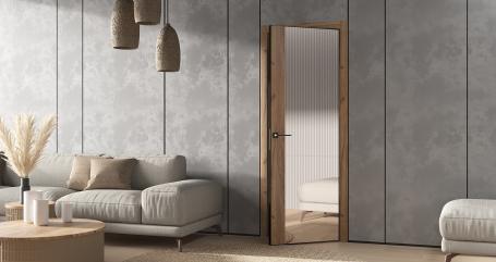 Двери с зеркалом — практично и эстетично